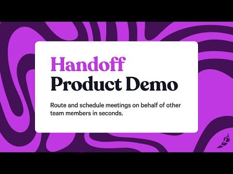 Booking a Handoff Meeting with Chili Piper
