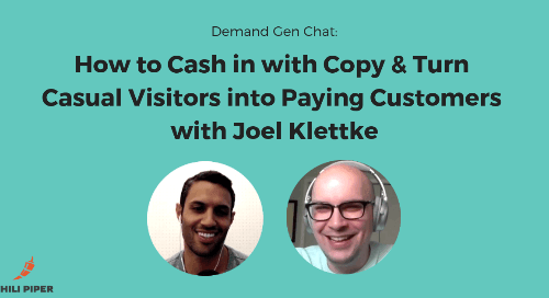 How to Cash in with Copy and Turn Casual Visitors into Paying Customers with Joel Klettke