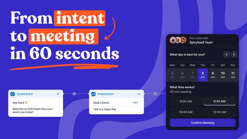 How Chili Piper turns high-intent prospects into meetings in 60 seconds