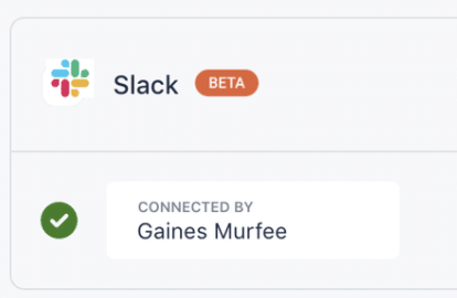 Integrate with Slack