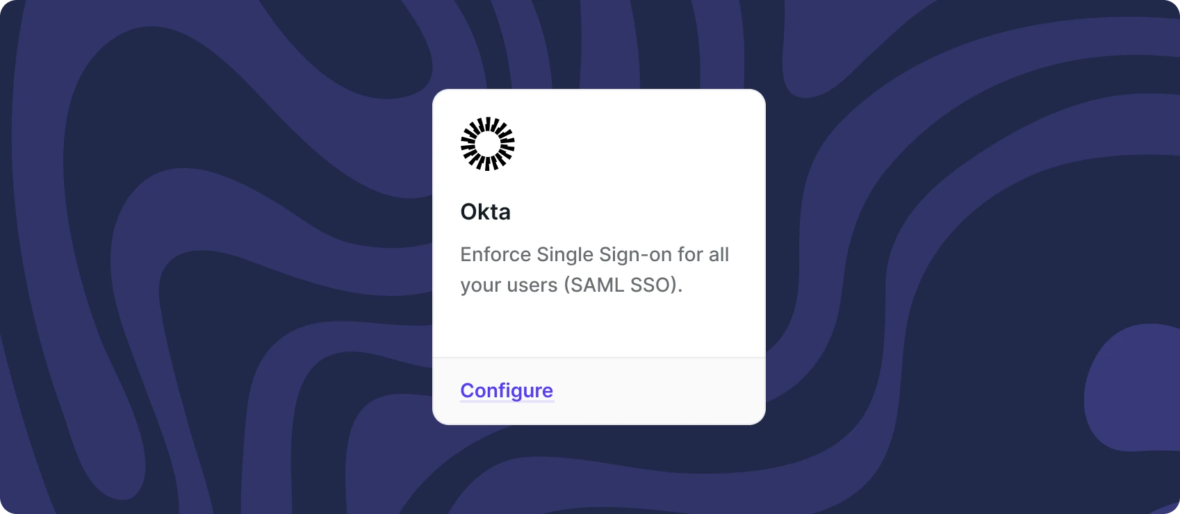 Enforce SAML SSO for all end-users
